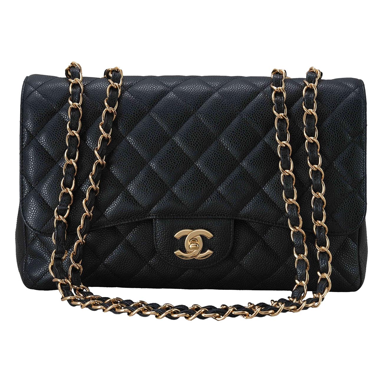 CHANEL(USED)샤넬 캐비어 클래식 점보 플랩백