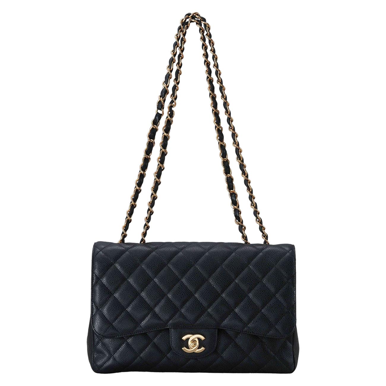 CHANEL(USED)샤넬 캐비어 클래식 점보 플랩백