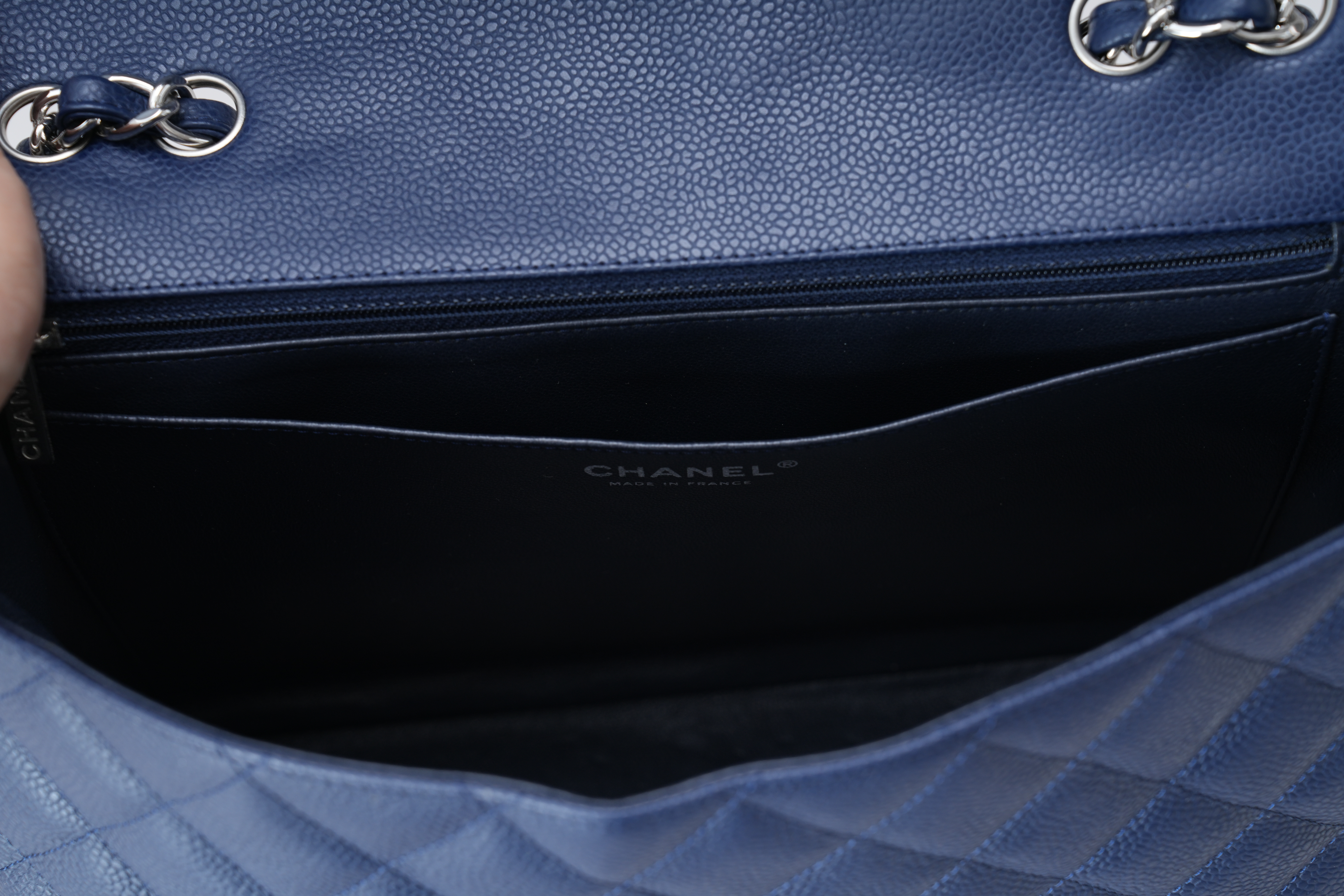 CHANEL(USED)샤넬 캐비어 클래식 점보 플랩백