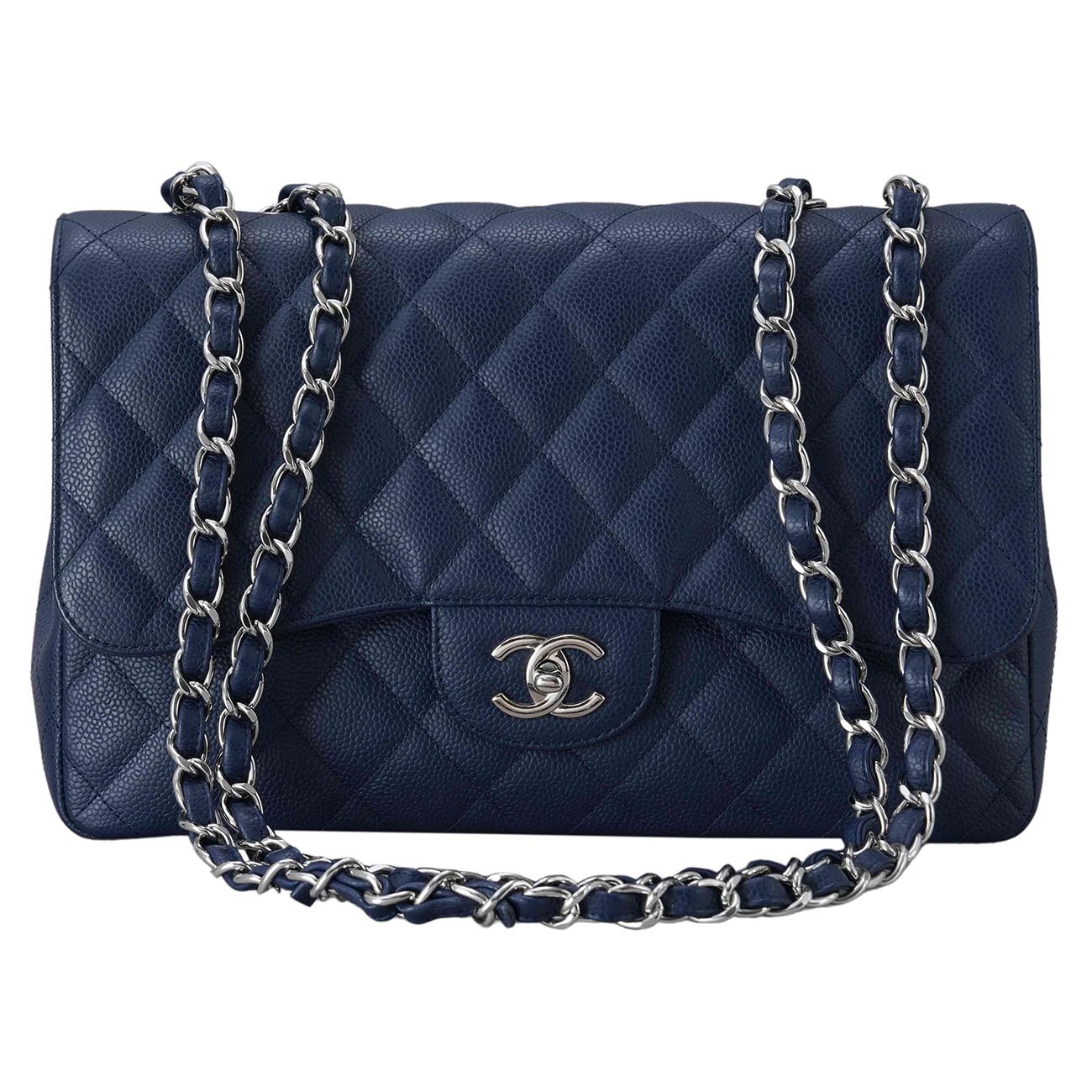 CHANEL(USED)샤넬 캐비어 클래식 점보 플랩백