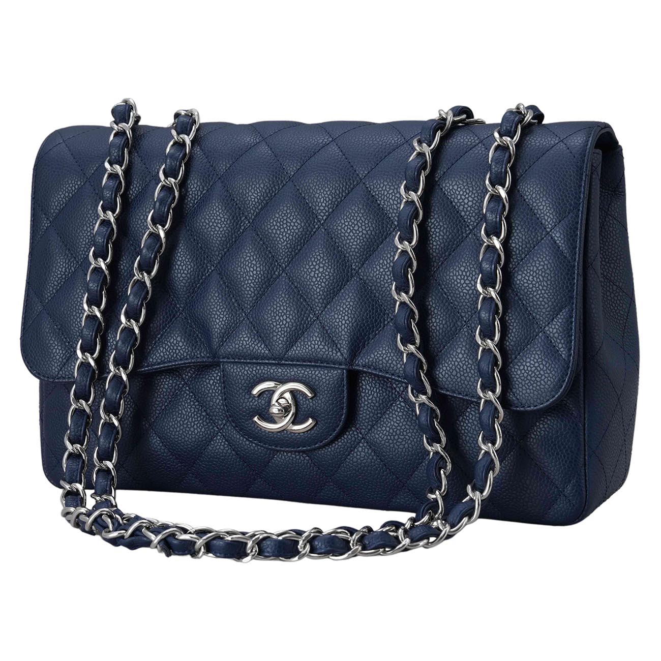 CHANEL(USED)샤넬 캐비어 클래식 점보 플랩백
