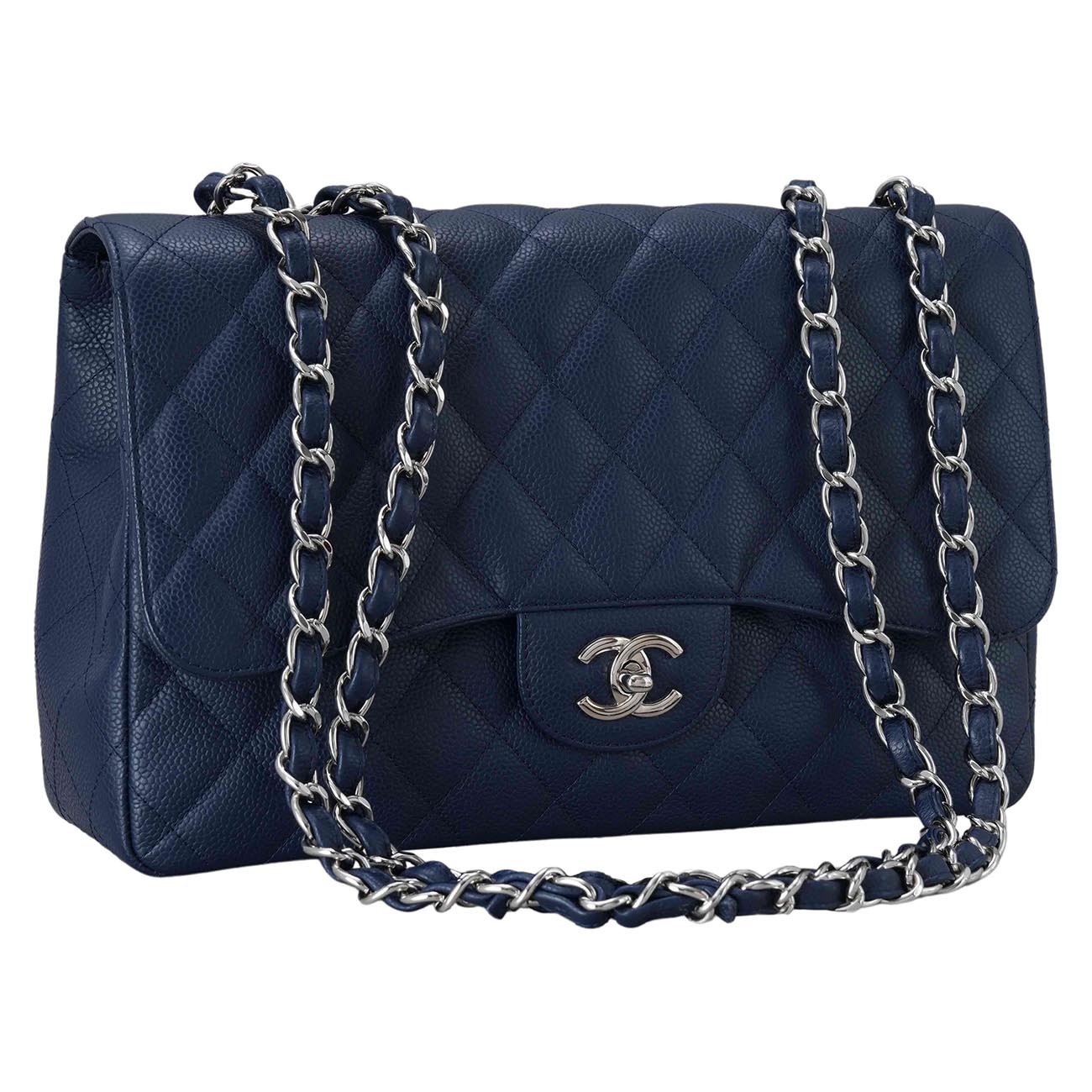 CHANEL(USED)샤넬 캐비어 클래식 점보 플랩백