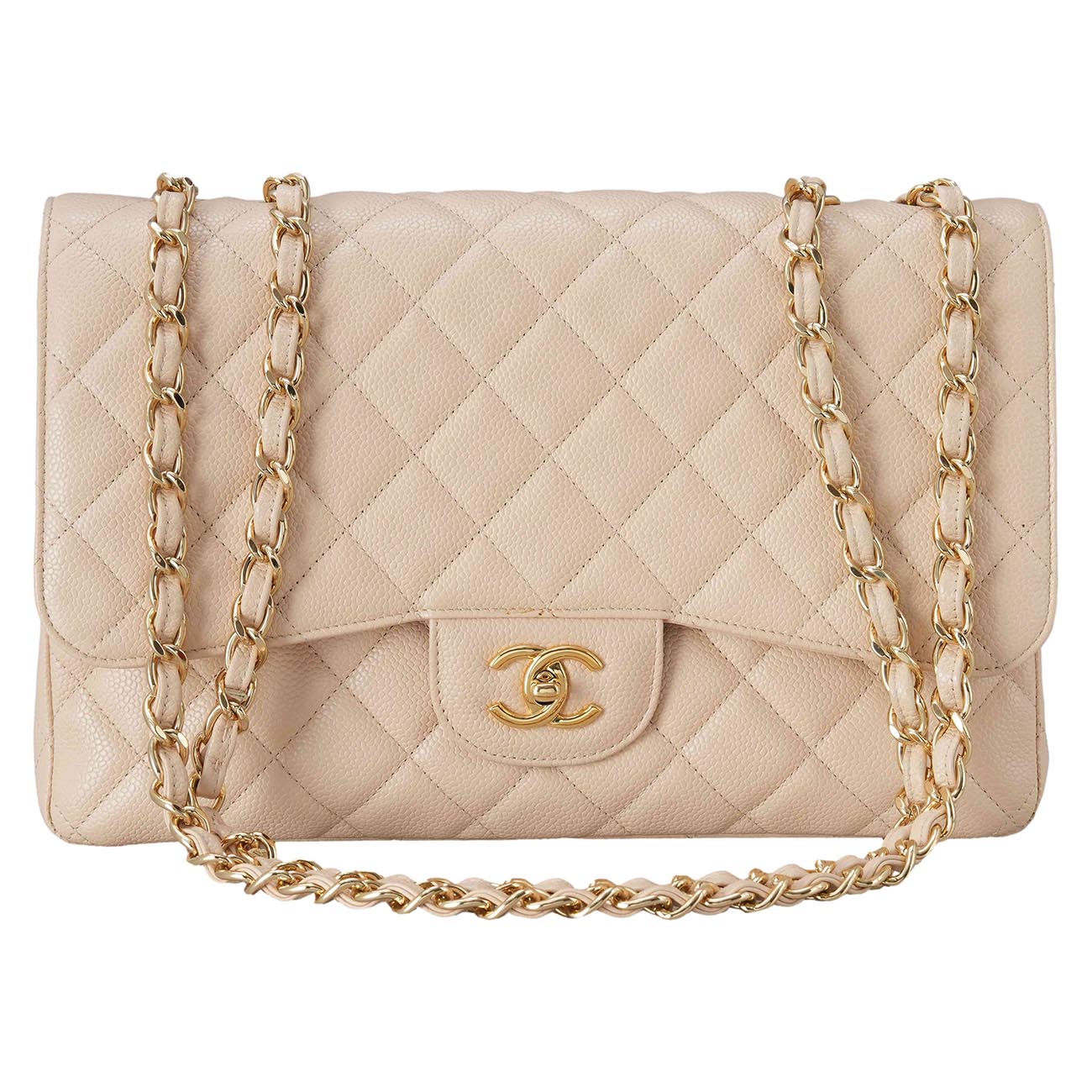 CHANEL(USED)샤넬 캐비어 클래식 점보 플랩백