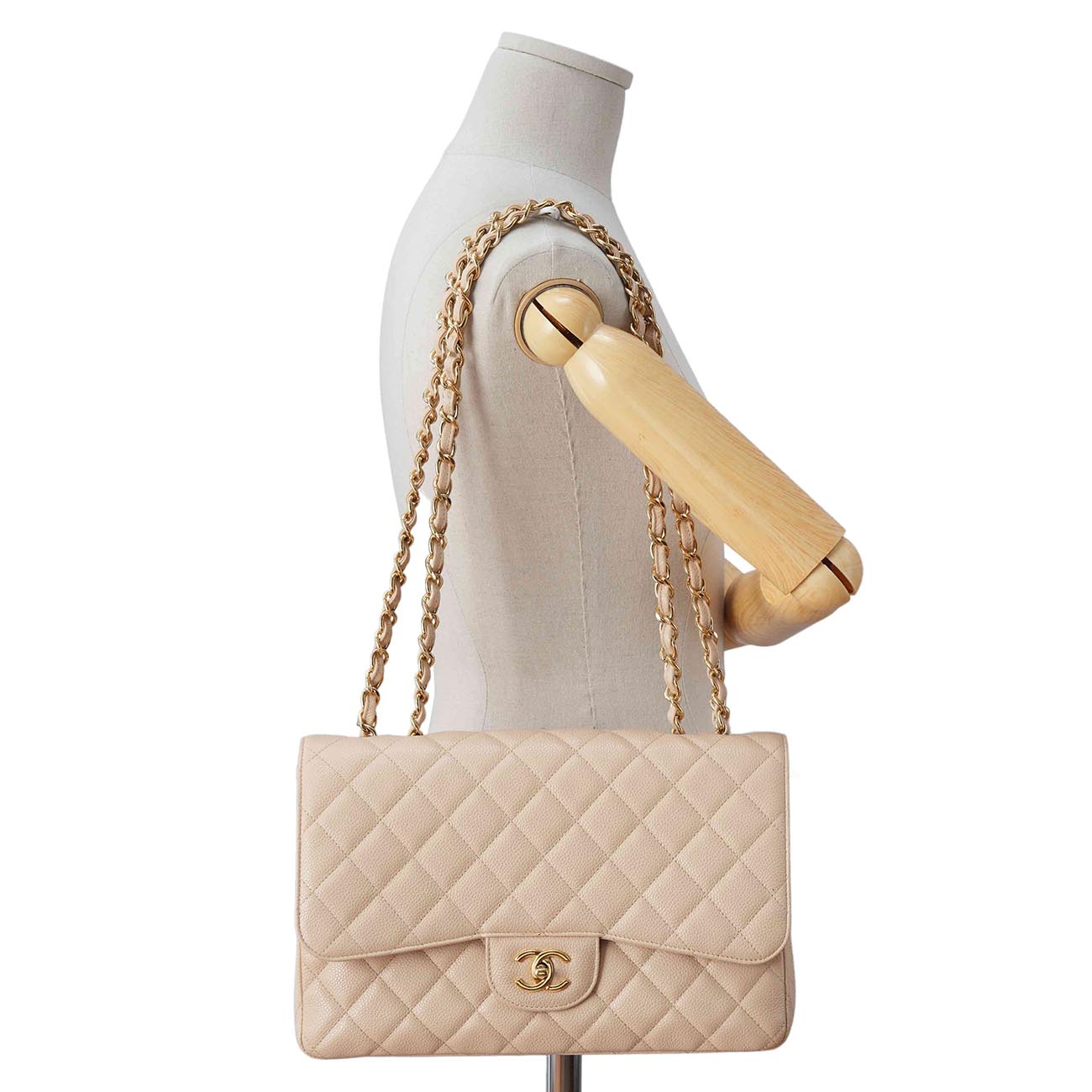 CHANEL(USED)샤넬 캐비어 클래식 점보 플랩백