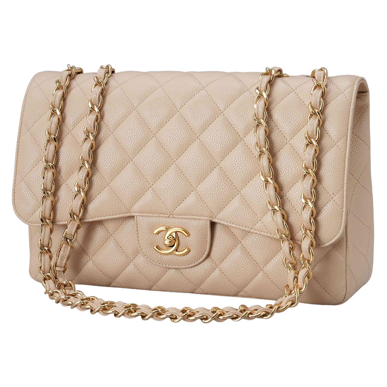 CHANEL(USED)샤넬 캐비어 클래식 점보 플랩백