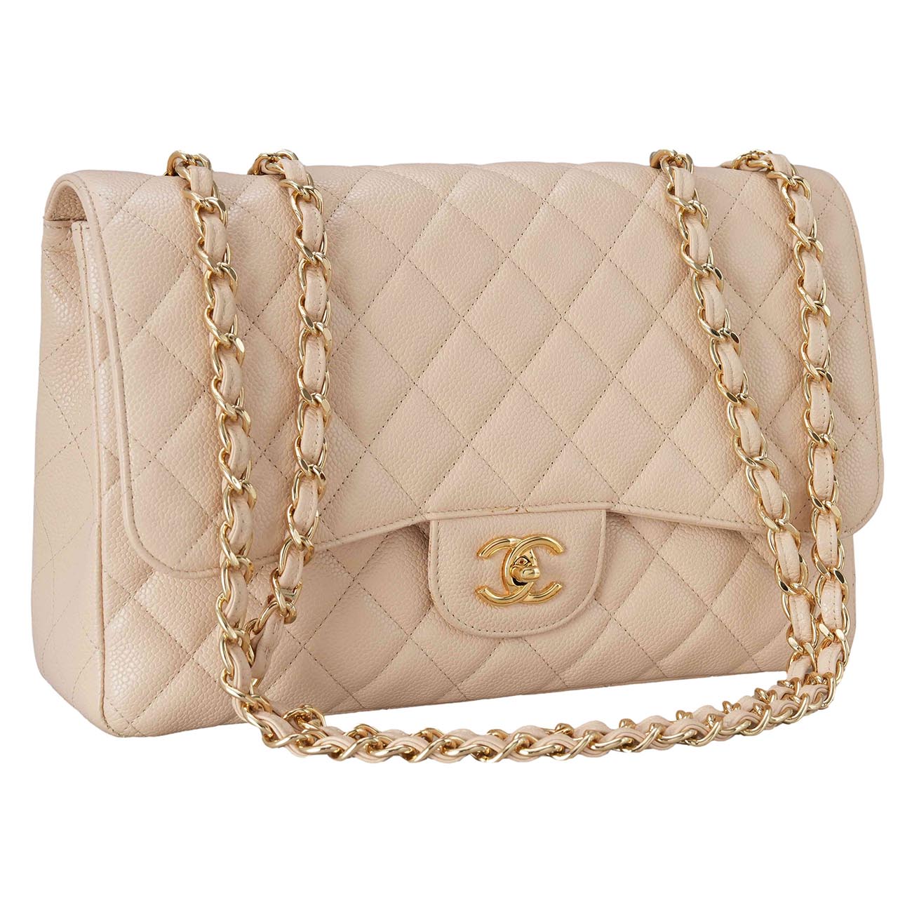 CHANEL(USED)샤넬 캐비어 클래식 점보 플랩백