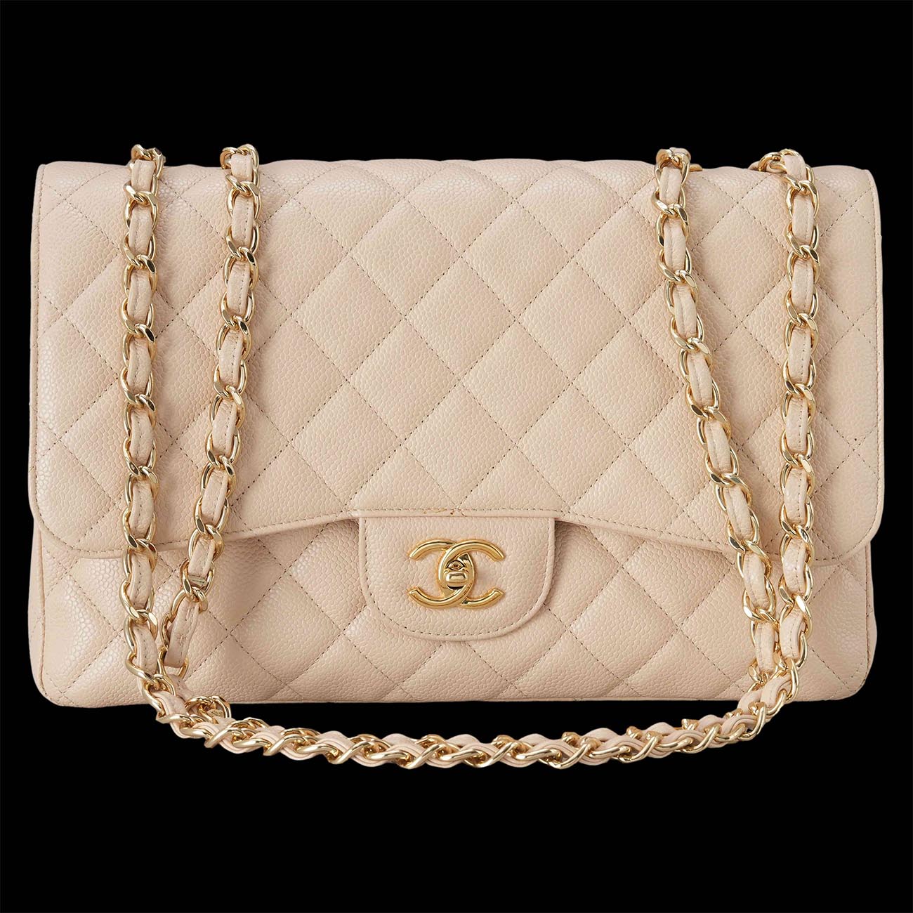CHANEL(USED)샤넬 캐비어 클래식 점보 플랩백