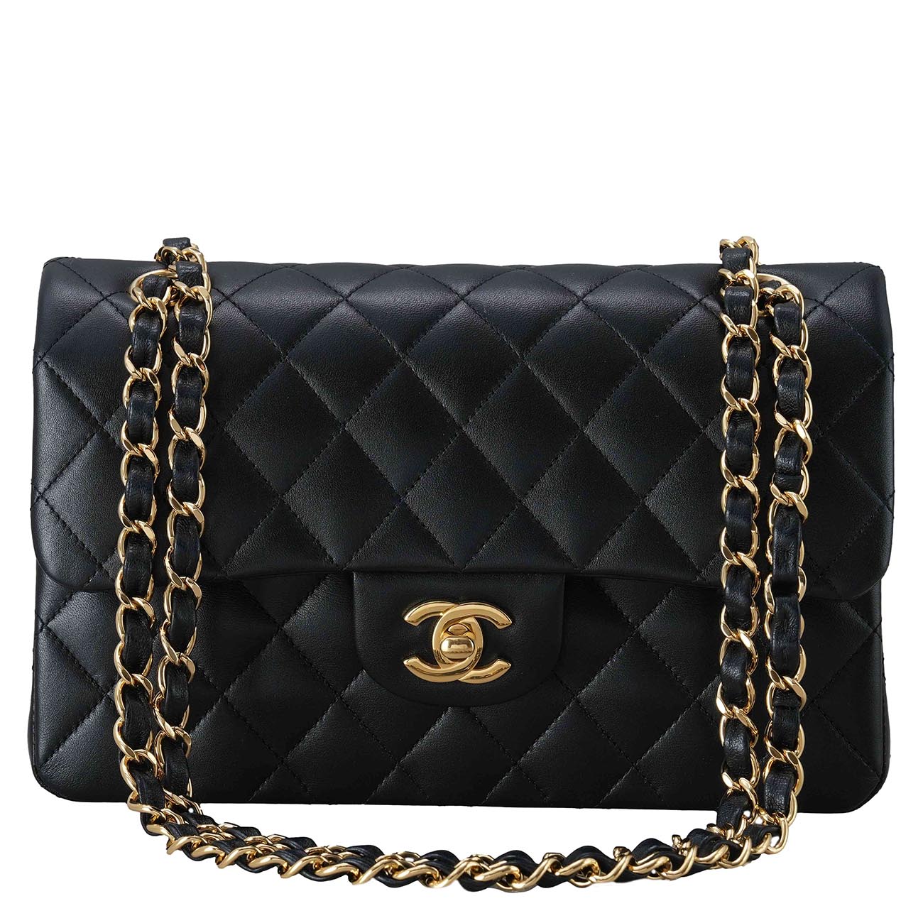 CHANEL(USED)샤넬 A01113 램스킨 클래식 스몰 플랩백