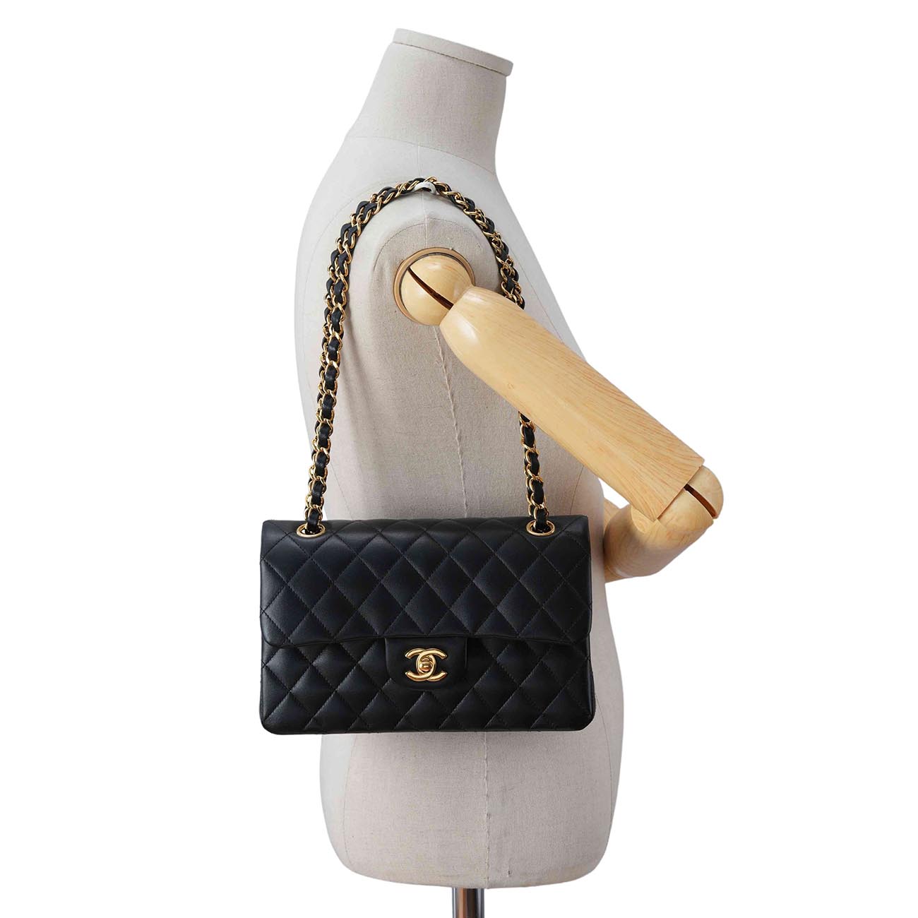 CHANEL(USED)샤넬 A01113 램스킨 클래식 스몰 플랩백