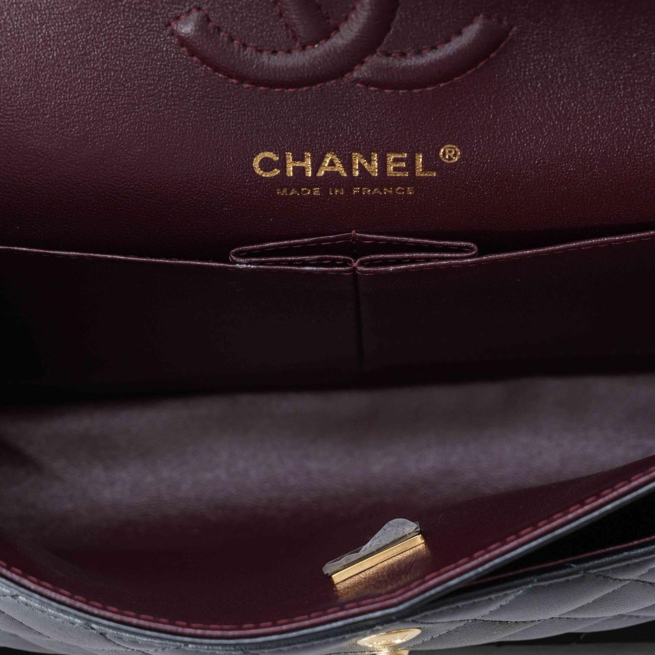 CHANEL(USED)샤넬 A01113 램스킨 클래식 스몰 플랩백