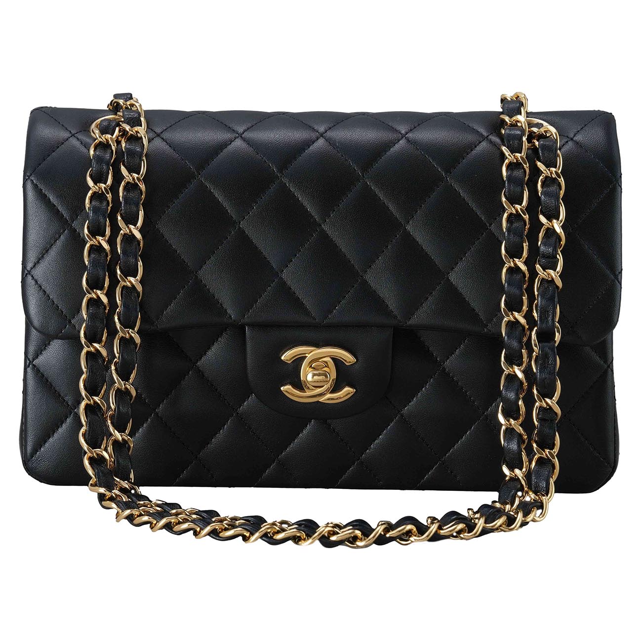 CHANEL(USED)샤넬 A01113 램스킨 클래식 스몰 플랩백