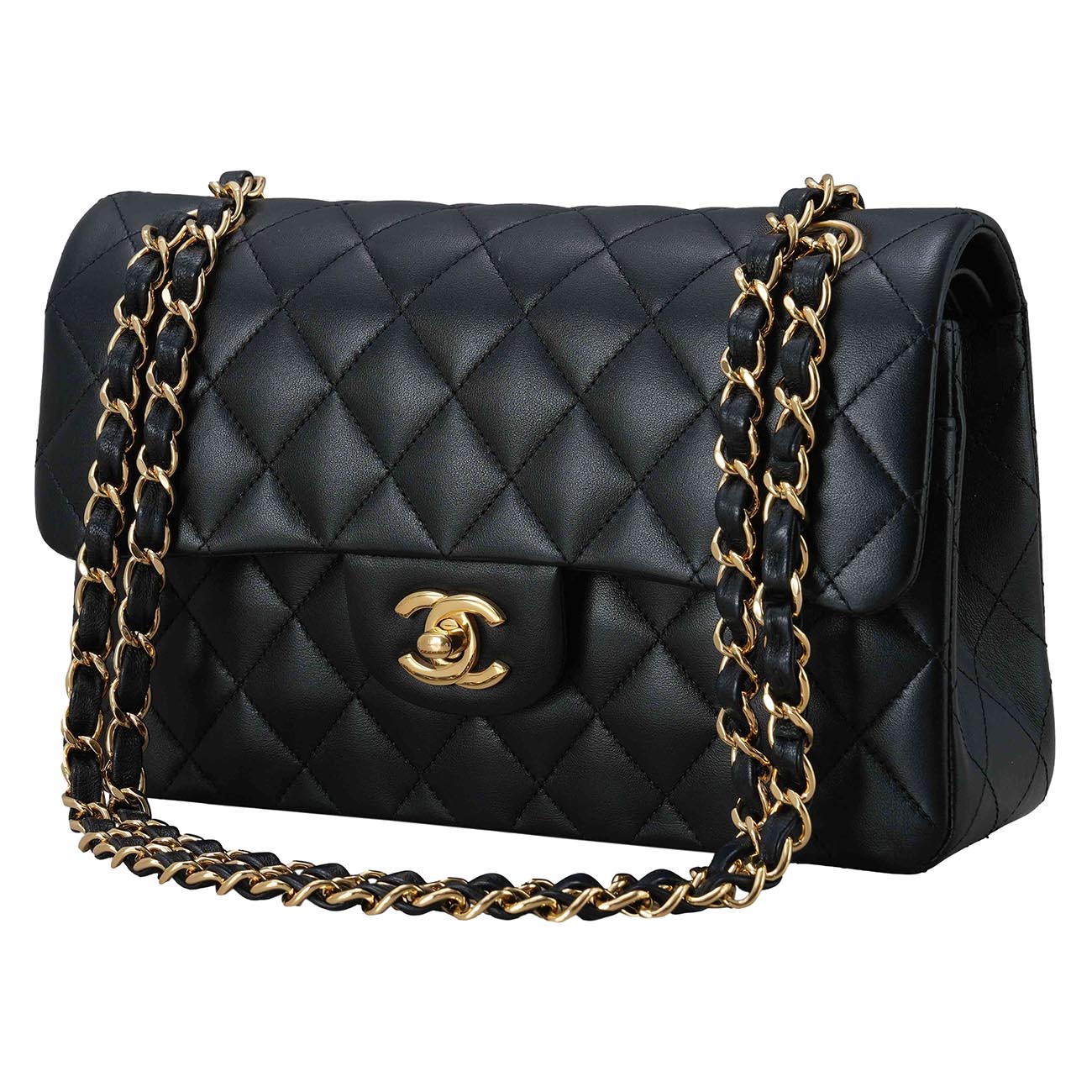 CHANEL(USED)샤넬 A01113 램스킨 클래식 스몰 플랩백