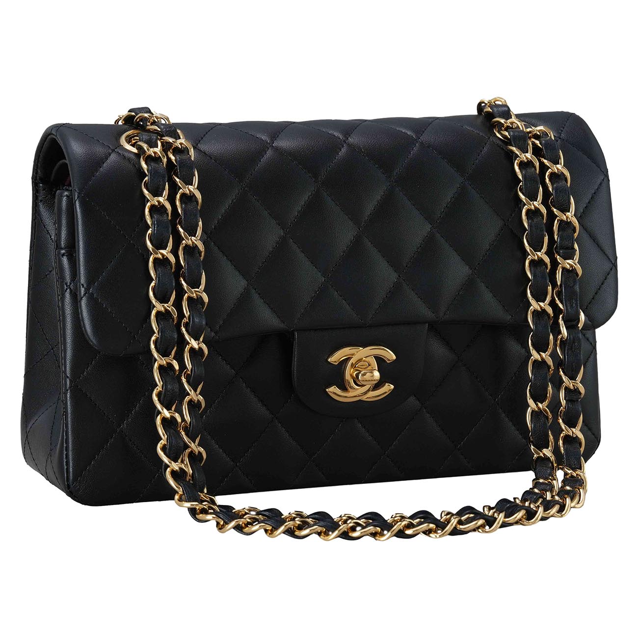 CHANEL(USED)샤넬 A01113 램스킨 클래식 스몰 플랩백