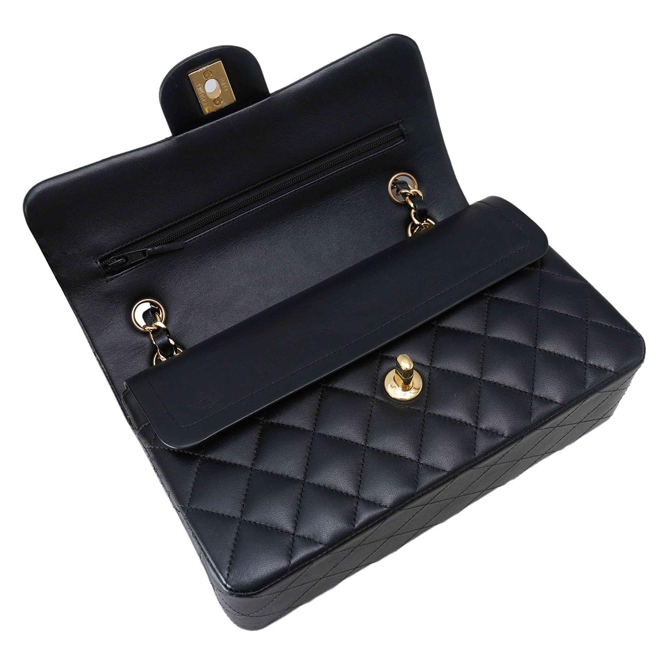 CHANEL(USED)샤넬 A01113 램스킨 클래식 스몰 플랩백