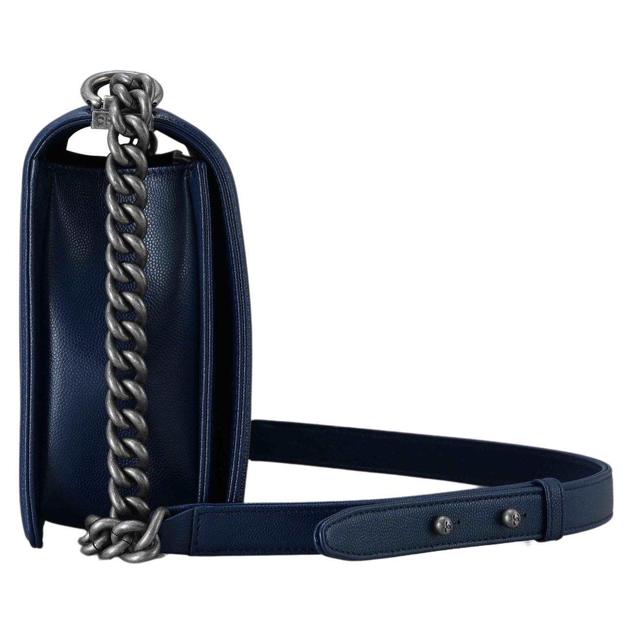 CHANEL(USED)샤넬 캐비어 쉐브론 보이샤넬 라지 플랩백