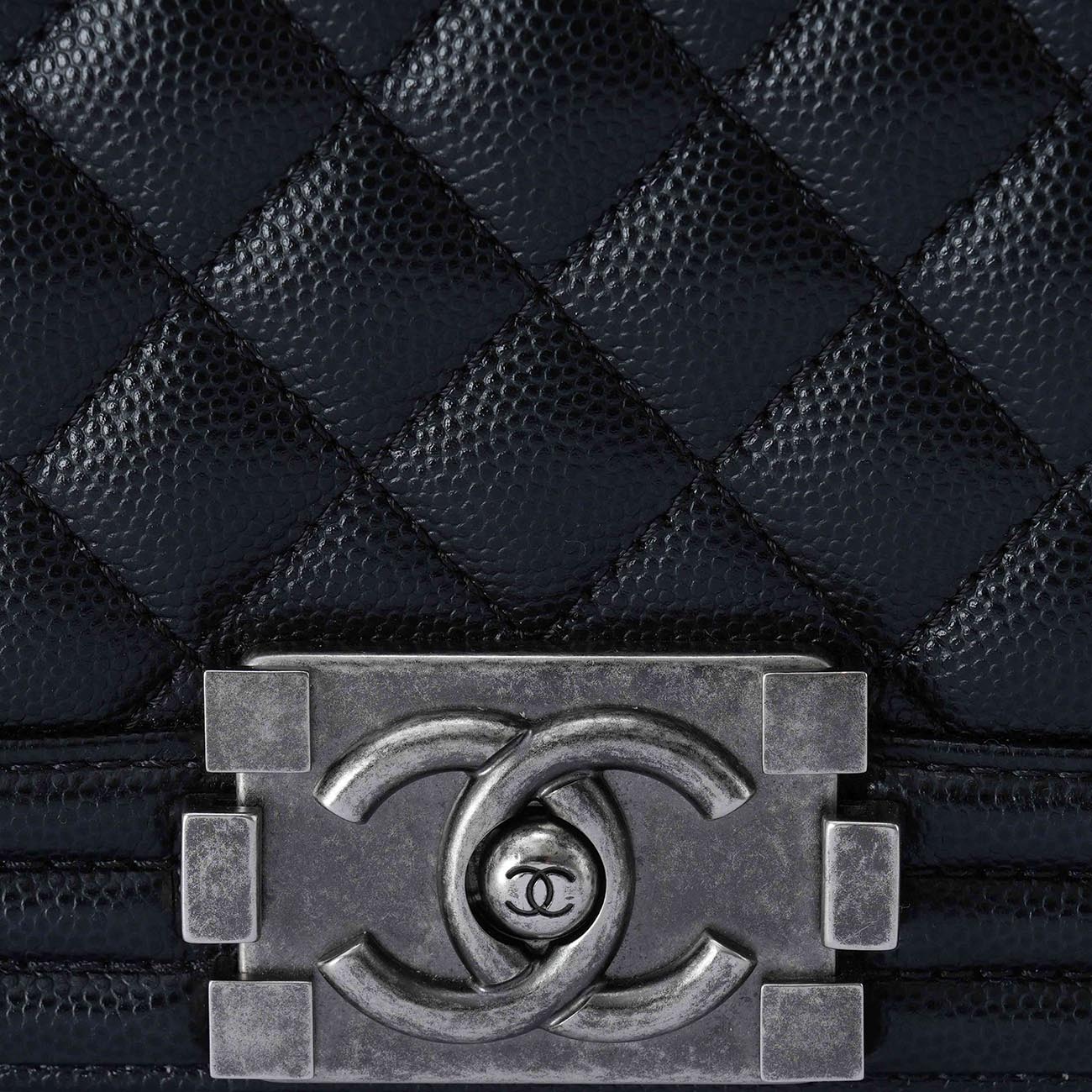 CHANEL(USED)샤넬 캐비어 클래식 보이샤넬 라지 플랩백