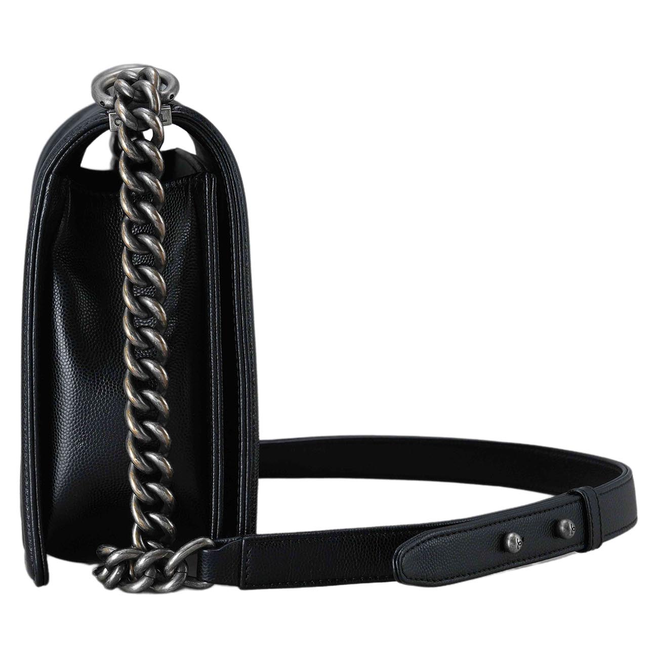 CHANEL(USED)샤넬 캐비어 클래식 보이샤넬 라지 플랩백