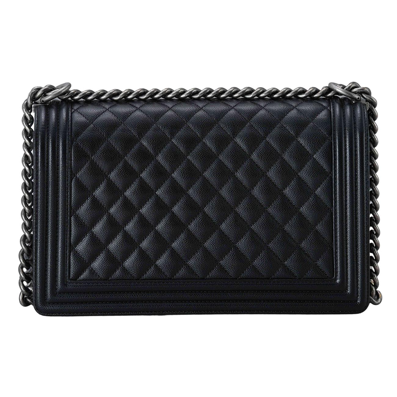 CHANEL(USED)샤넬 캐비어 클래식 보이샤넬 라지 플랩백