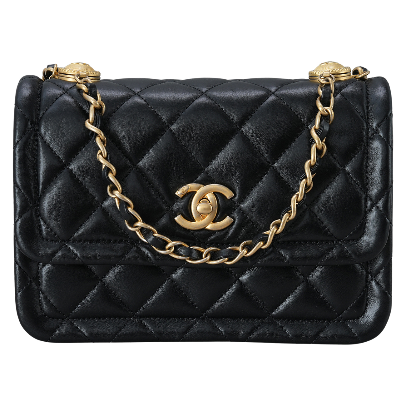 CHANEL(USED)샤넬 시즌 탑핸들 숄더백