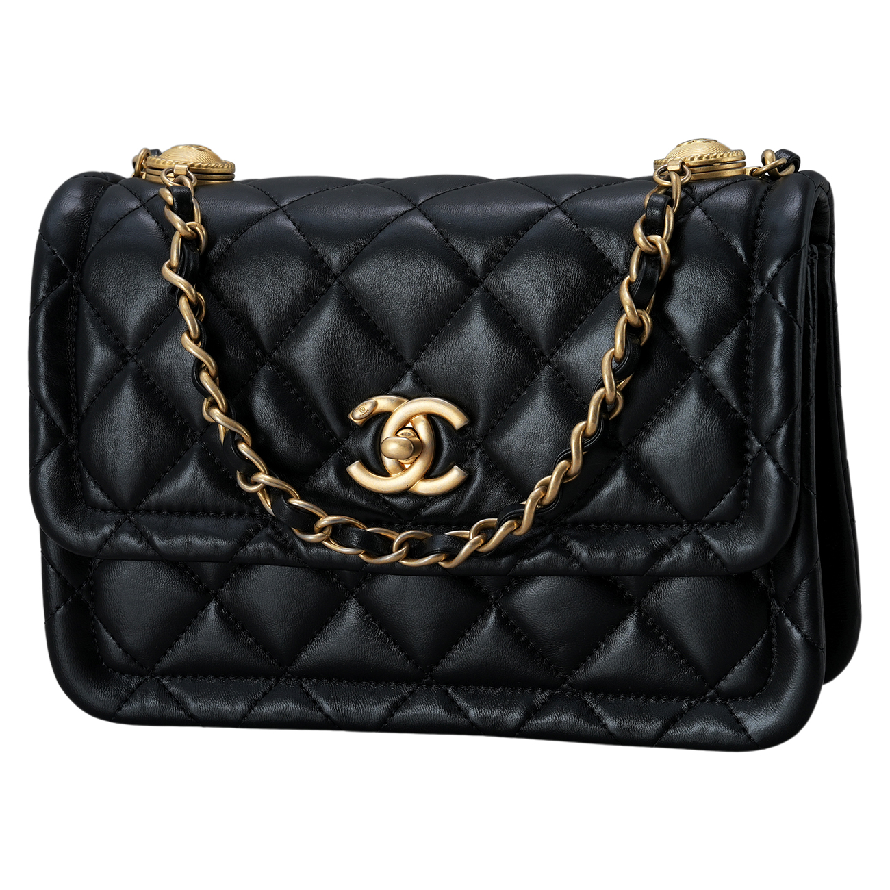 CHANEL(USED)샤넬 시즌 탑핸들 숄더백