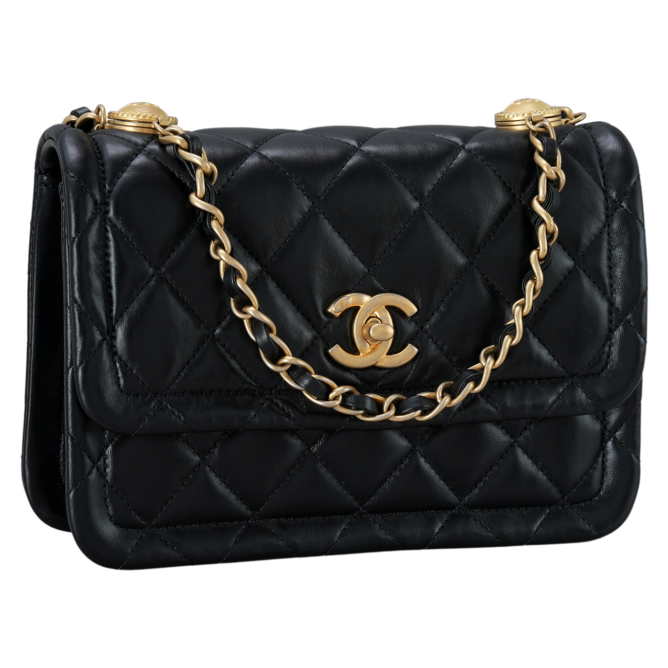 CHANEL(USED)샤넬 시즌 탑핸들 숄더백