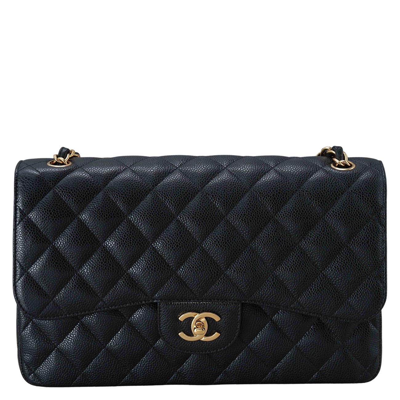 CHANEL(USED)샤넬 캐비어 클래식 라지 플랩백