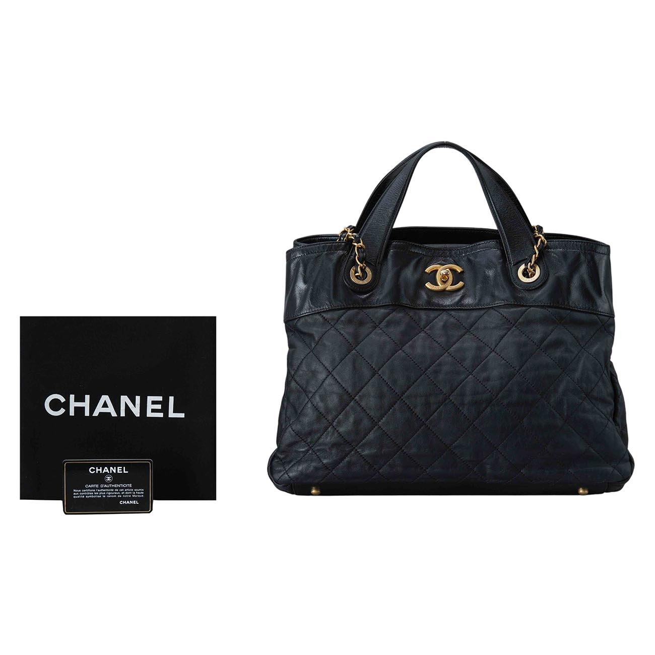 CHANEL(USED)샤넬 시즌 토트겸 숄더백