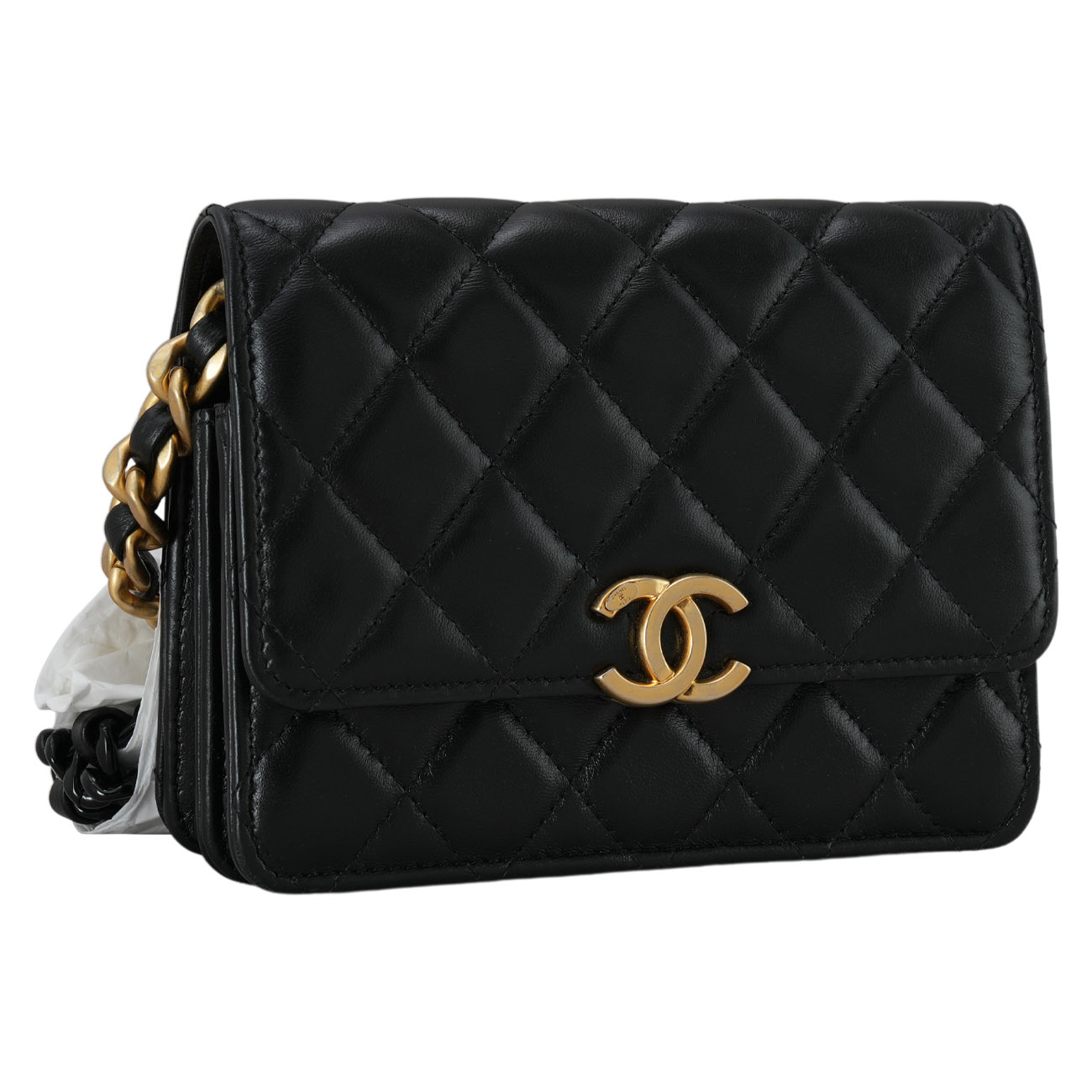CHANEL(USED)샤넬 AP2733 램스킨 캔디체인 WOC