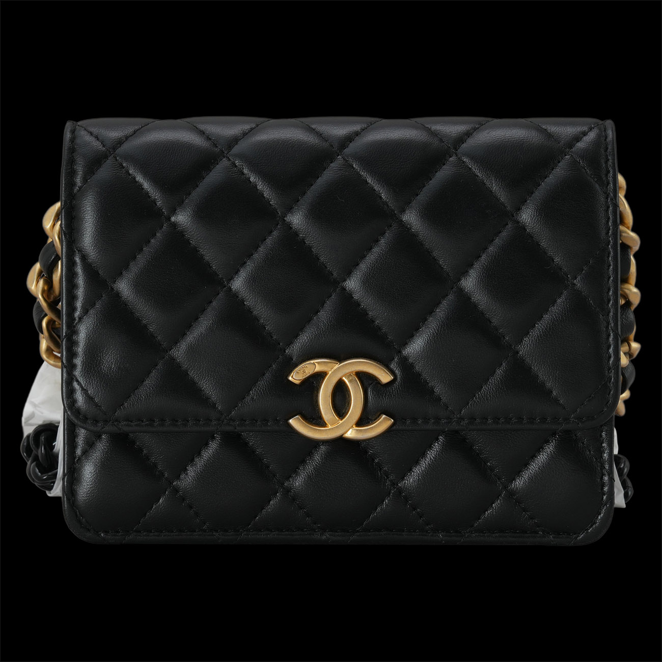 CHANEL(USED)샤넬 AP2733 램스킨 캔디체인 WOC