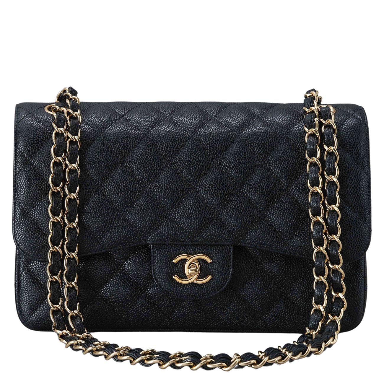 CHANEL(USED)샤넬 캐비어 클래식 라지 플랩백