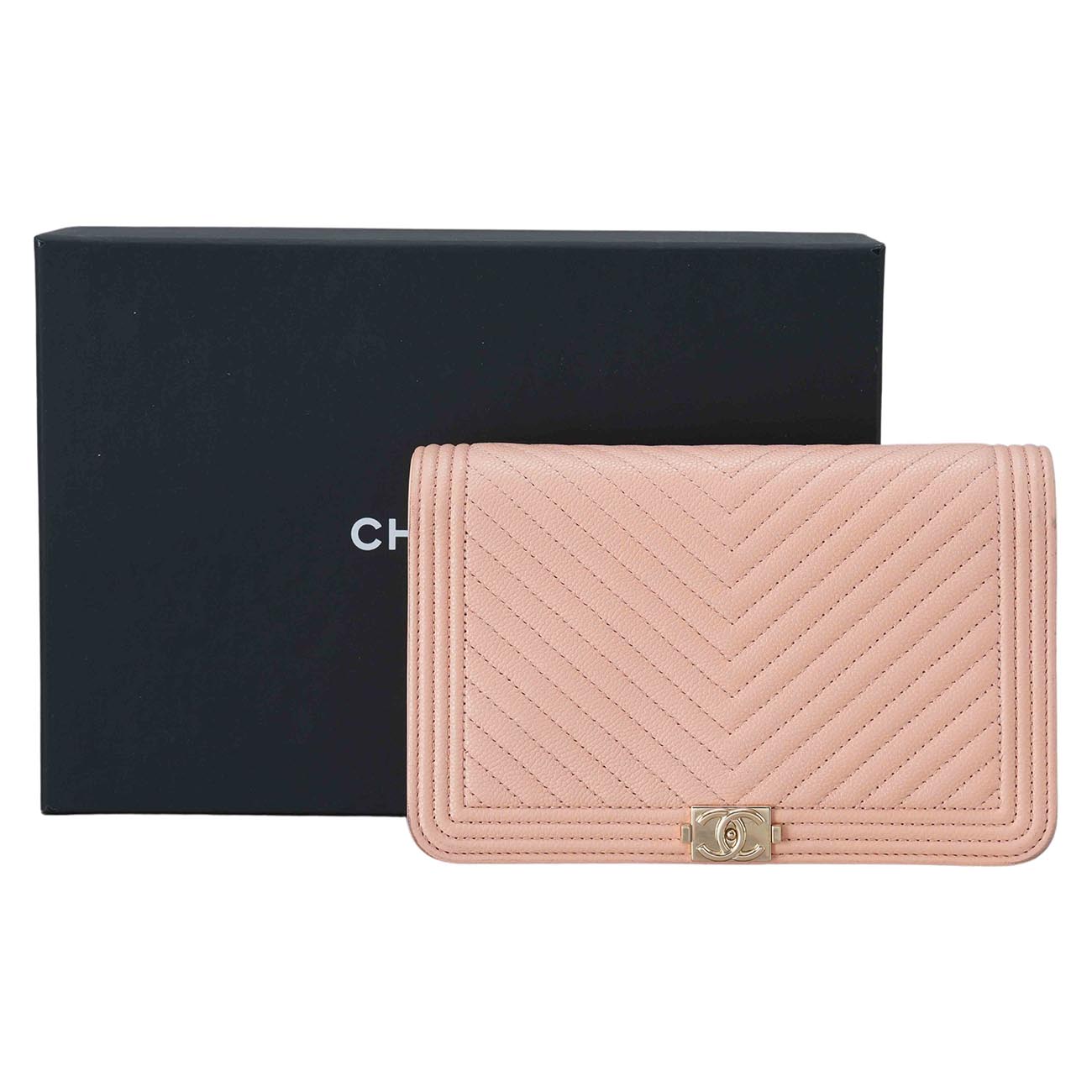 CHANEL(USED)샤넬 쉐브론 보이샤넬 WOC