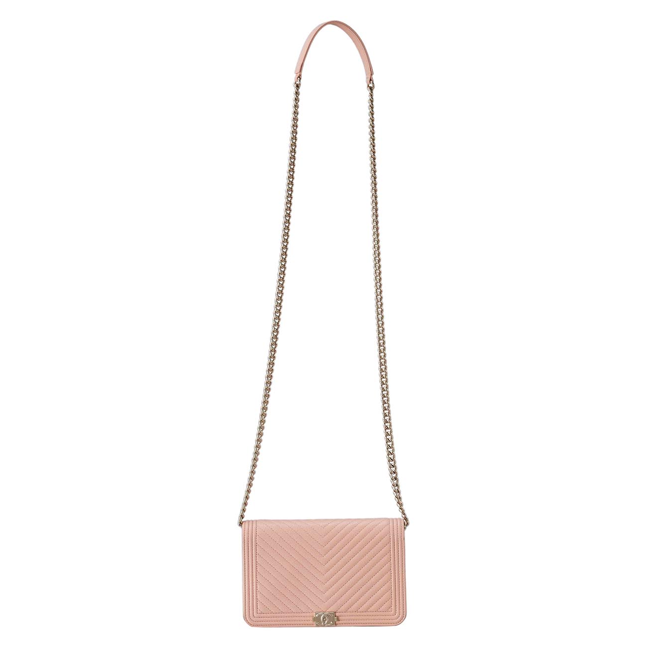 CHANEL(USED)샤넬 쉐브론 보이샤넬 WOC