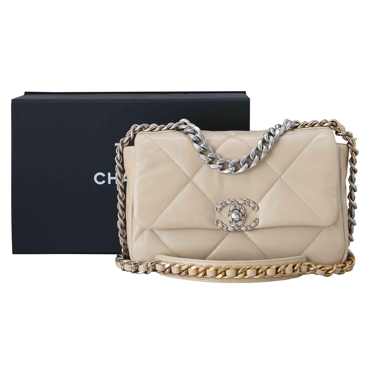 CHANEL(USED)샤넬 19백 미듐