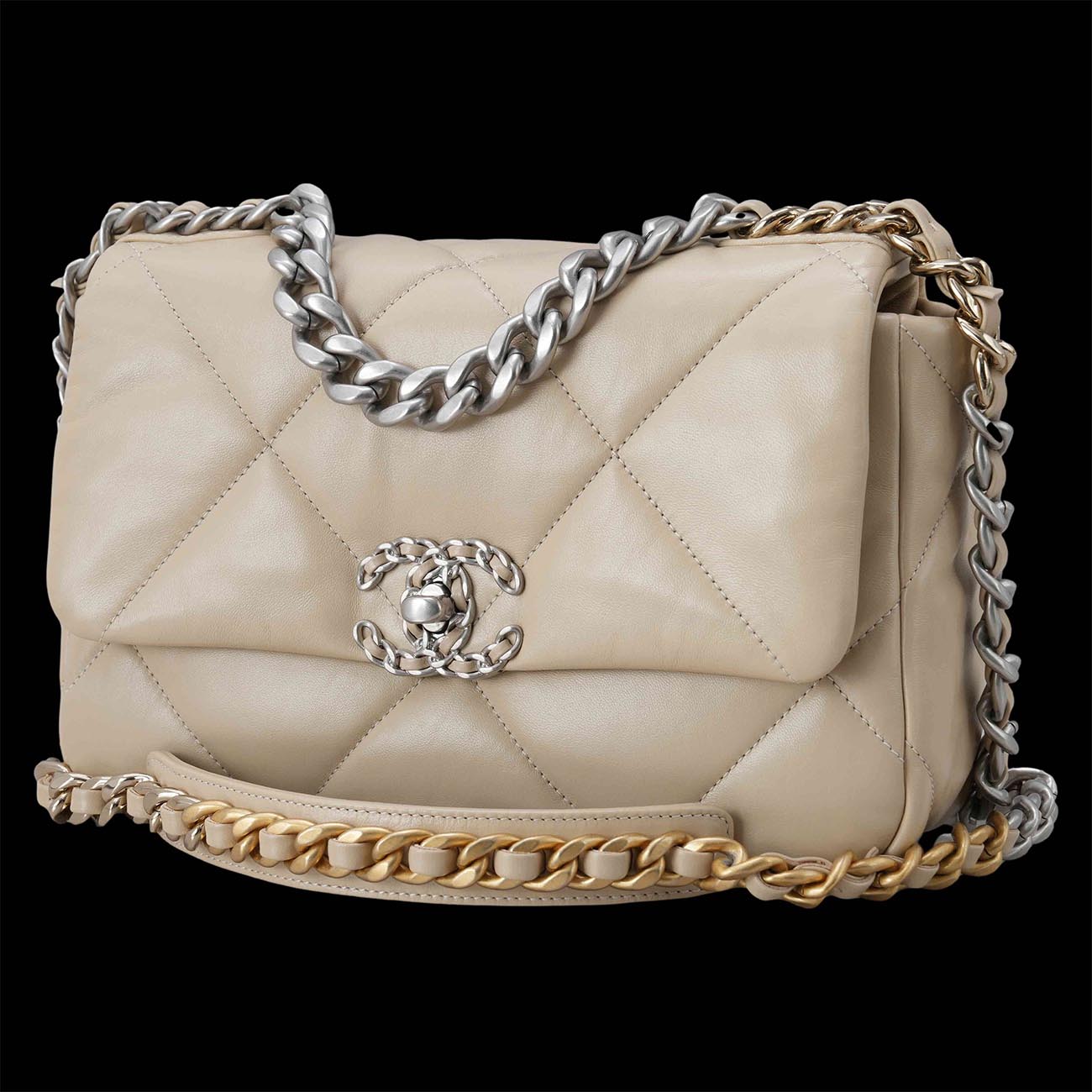 CHANEL(USED)샤넬 19백 미듐