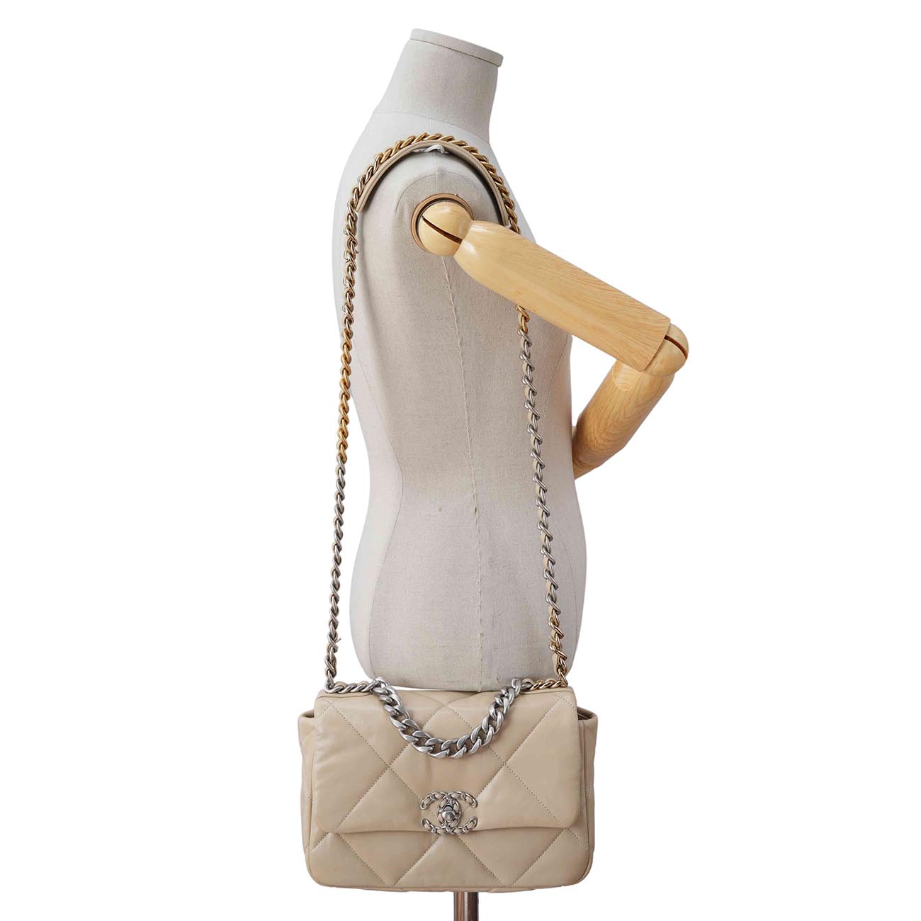 CHANEL(USED)샤넬 19백 미듐