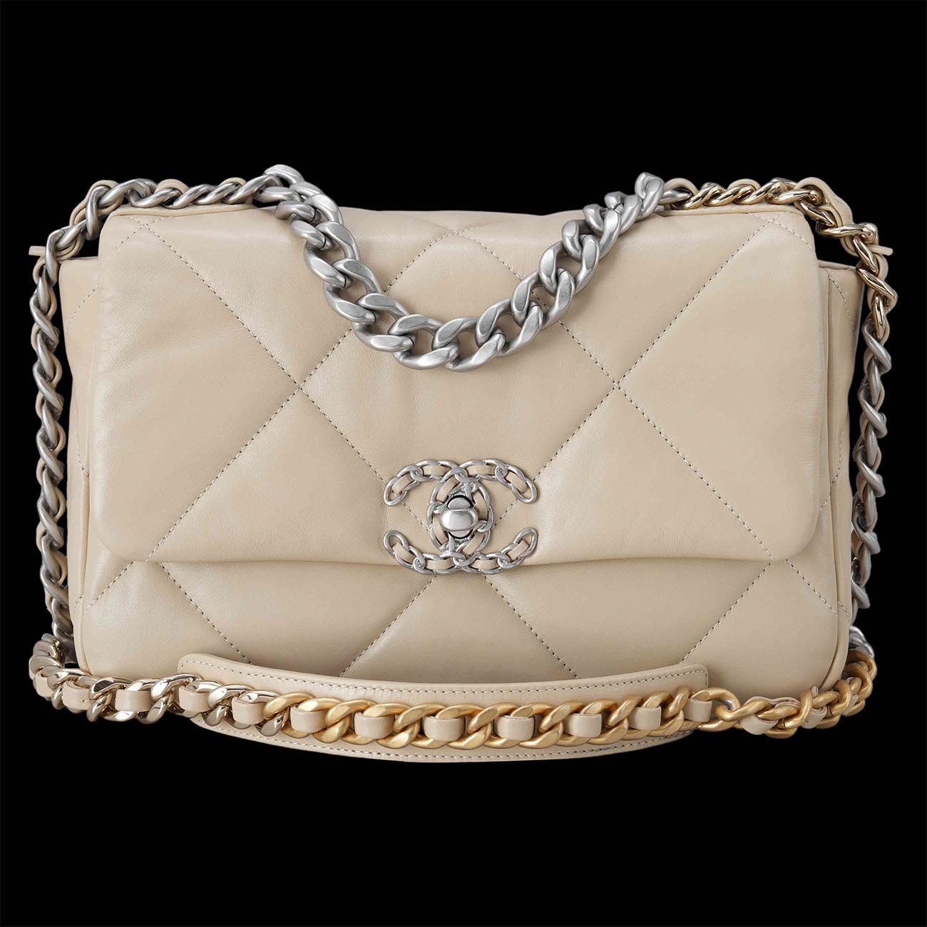 CHANEL(USED)샤넬 19백 미듐