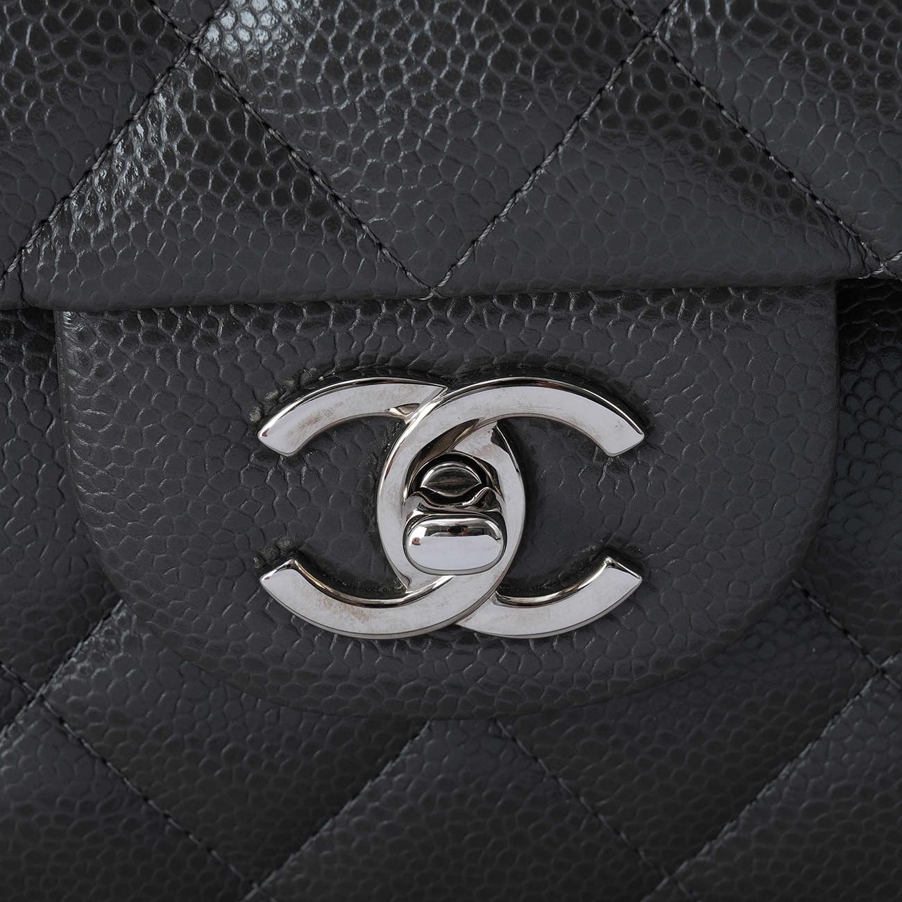 CHANEL(USED)샤넬 클래식 캐비어 라지 플랩백