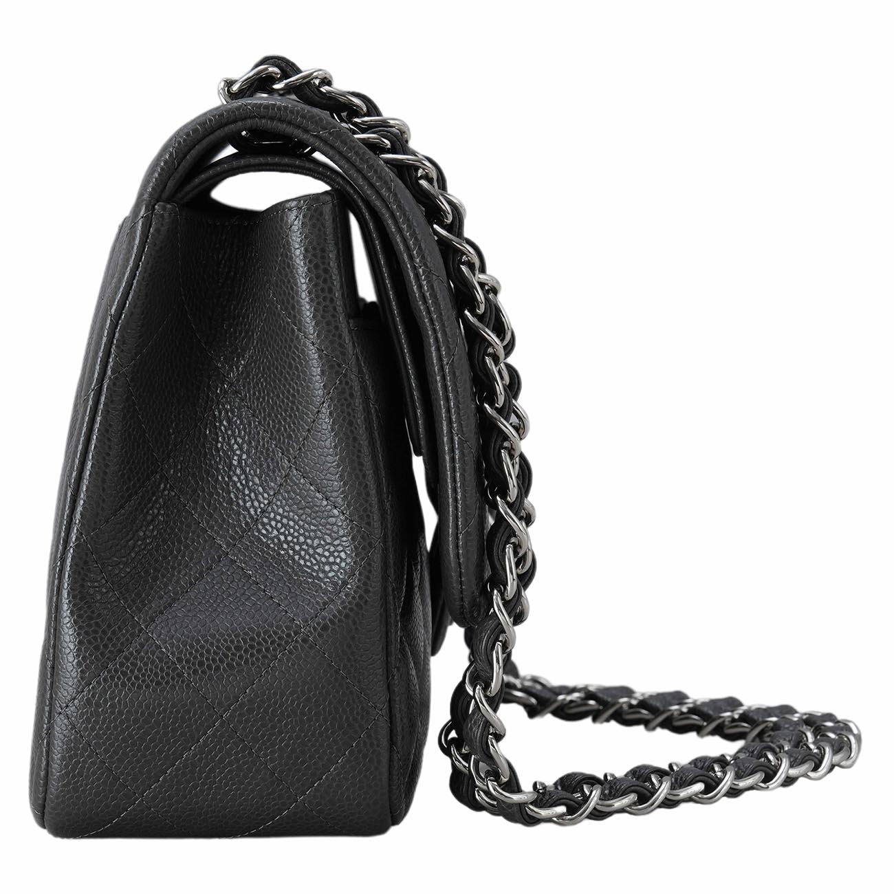 CHANEL(USED)샤넬 클래식 캐비어 라지 플랩백