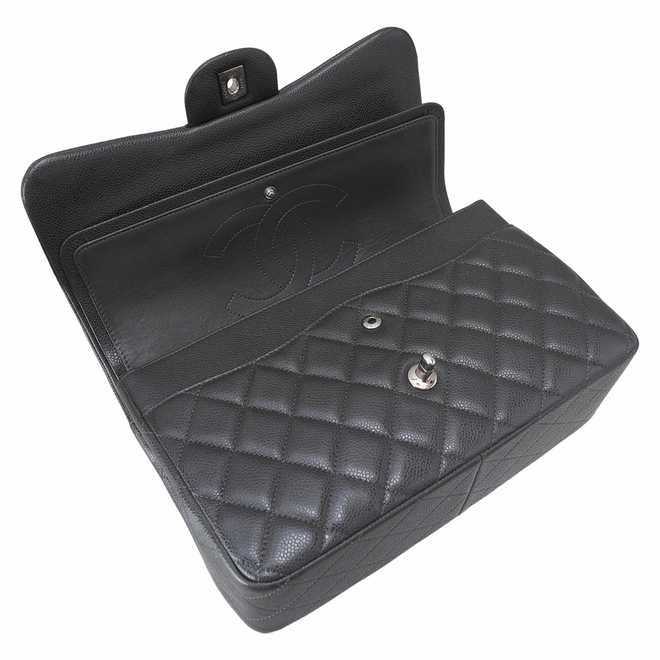 CHANEL(USED)샤넬 클래식 캐비어 라지 플랩백