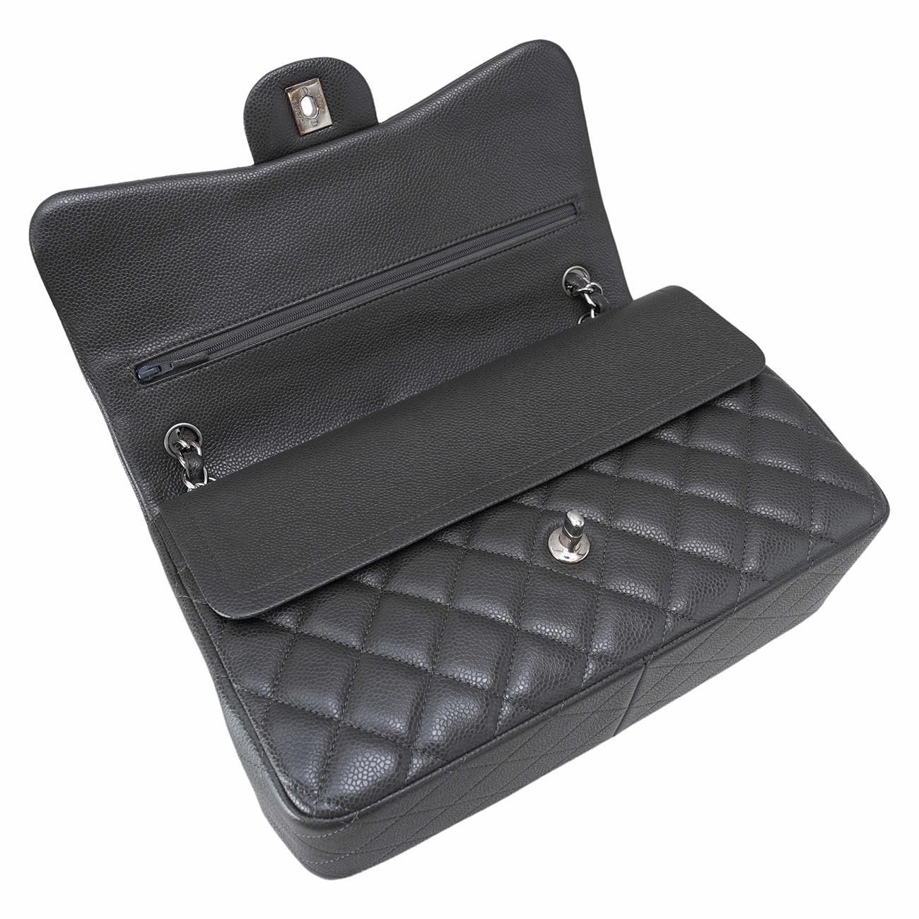 CHANEL(USED)샤넬 클래식 캐비어 라지 플랩백