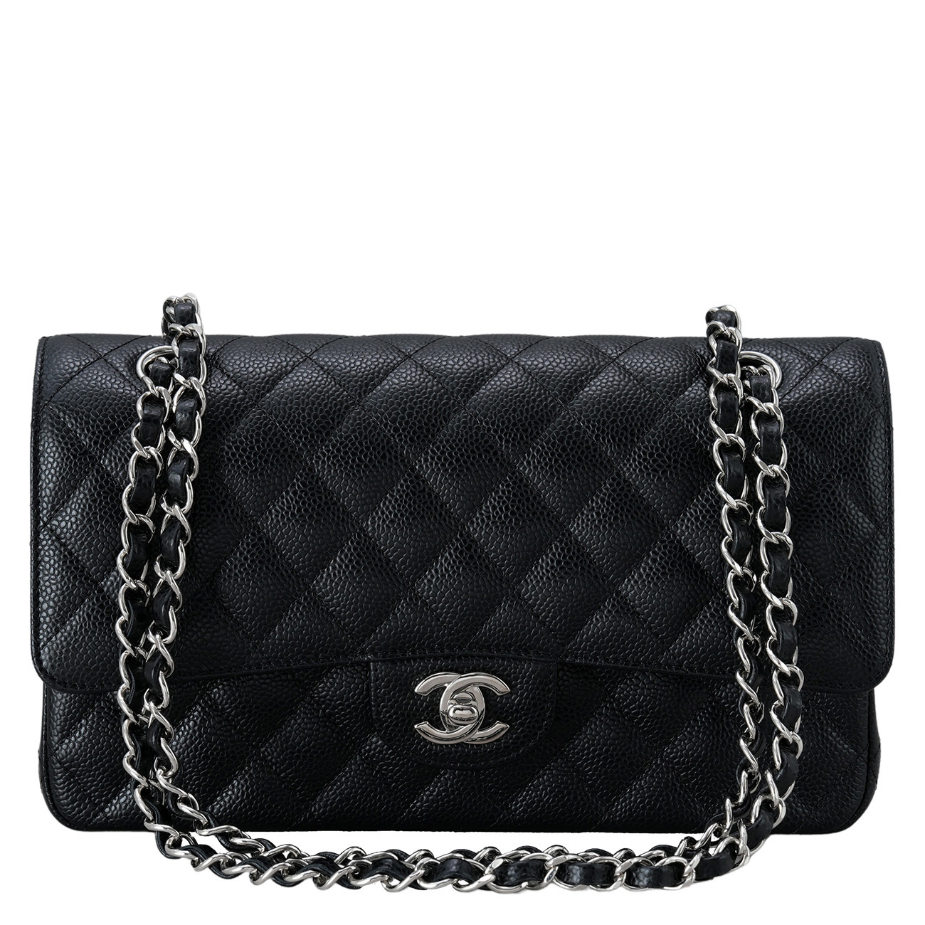 CHANEL(USED)샤넬 캐비어 클래식 미듐 플랩백