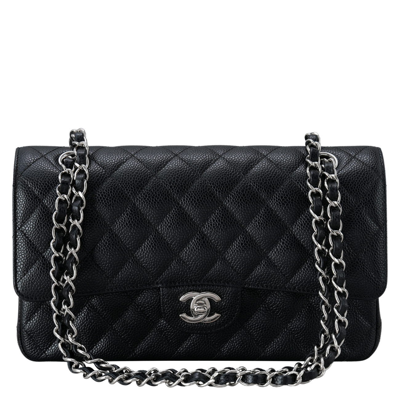 CHANEL(USED)샤넬 캐비어 클래식 미듐 플랩백