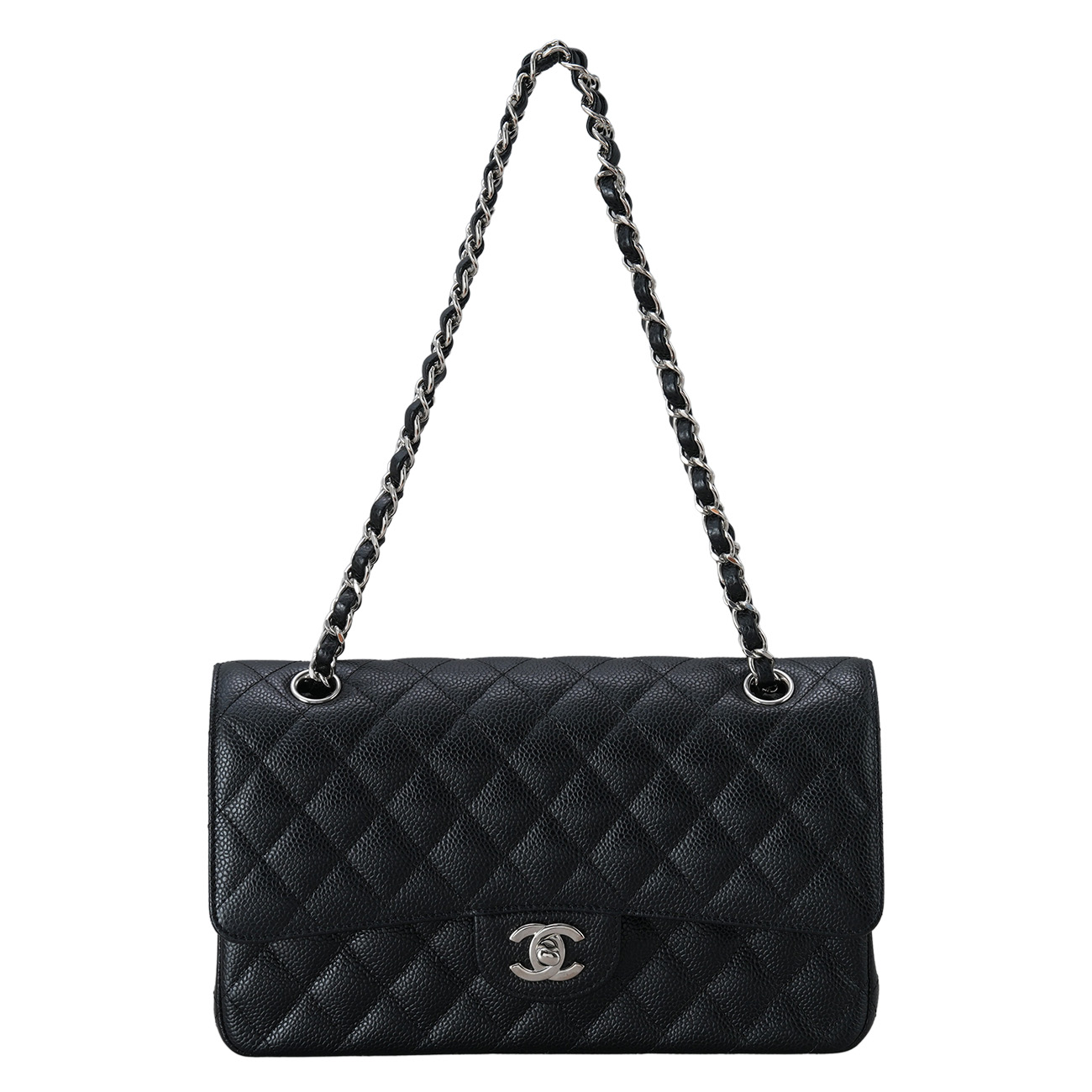 CHANEL(USED)샤넬 캐비어 클래식 미듐 플랩백
