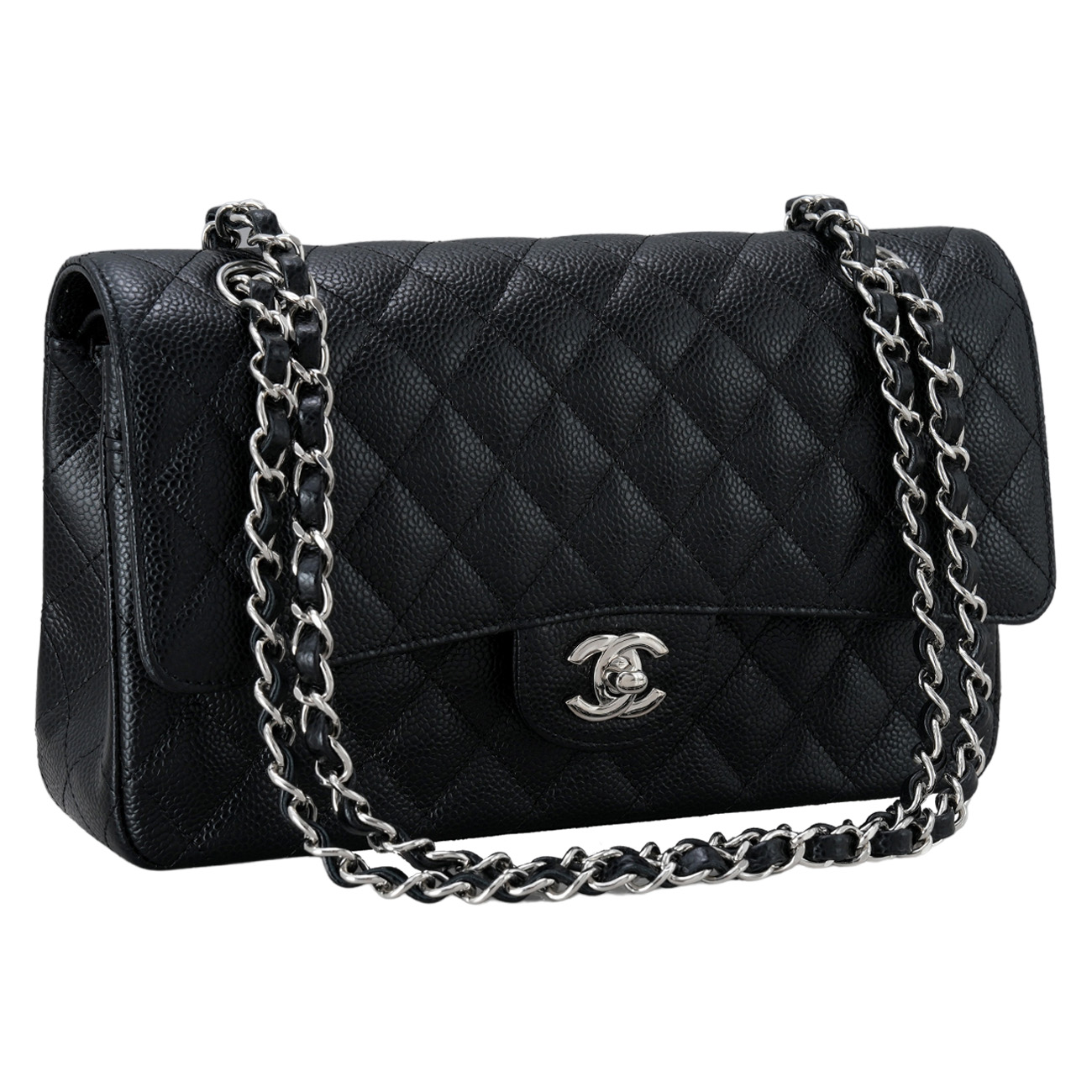 CHANEL(USED)샤넬 캐비어 클래식 미듐 플랩백