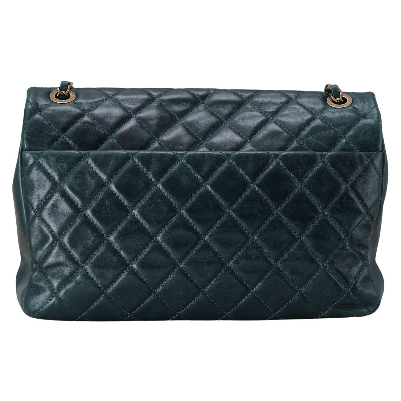CHANEL(USED)샤넬 시즌 클래식 파이톤 라지 플랩백