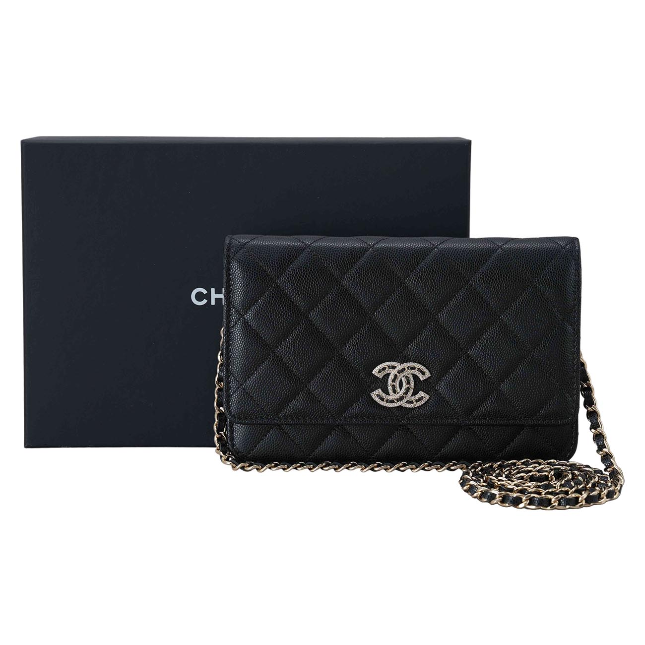 CHANEL(USED)샤넬 AP2734 시즌 큐빅 WOC