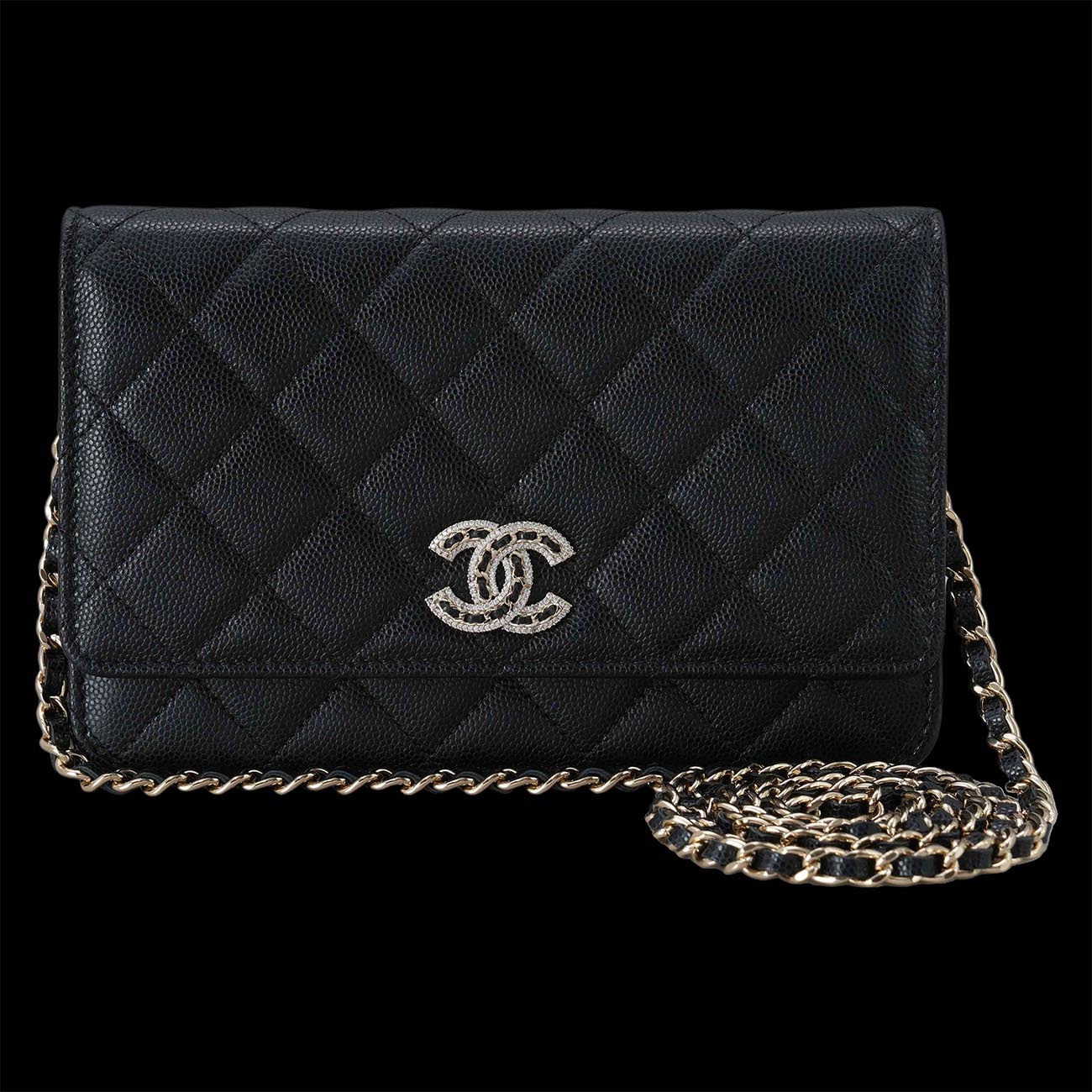 CHANEL(USED)샤넬 AP2734 시즌 큐빅 WOC