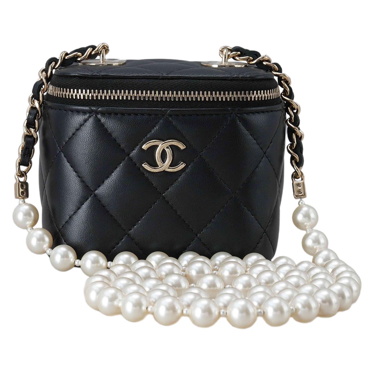 CHANEL(USED)샤넬 AP2581 베니티 진주체인 크로스백