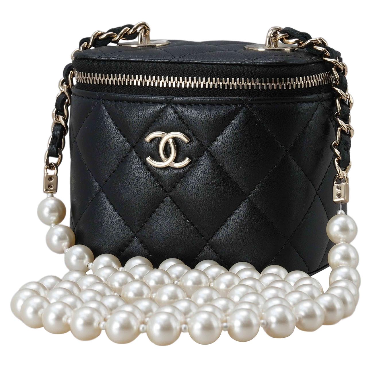CHANEL(USED)샤넬 AP2581 베니티 진주체인 크로스백