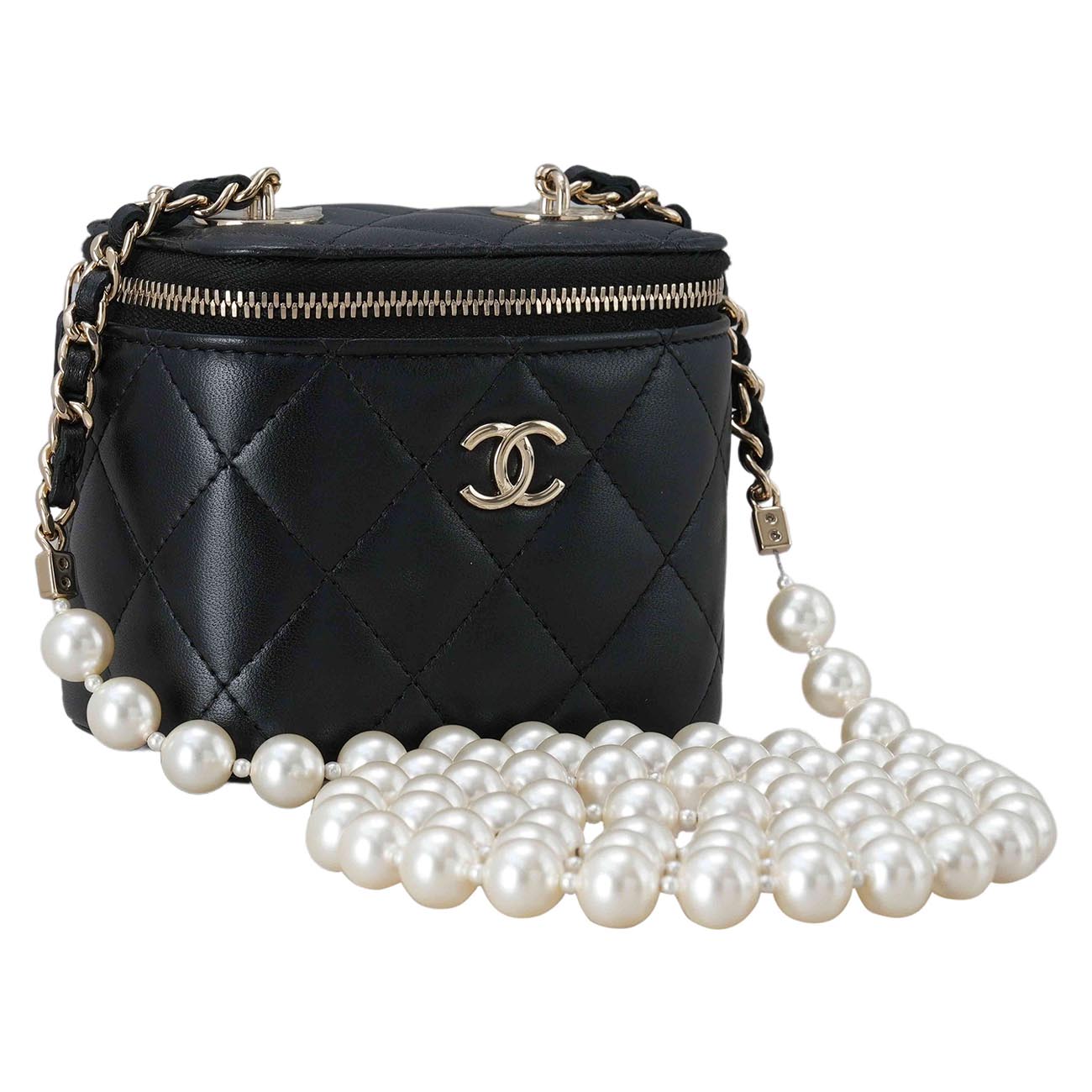 CHANEL(USED)샤넬 AP2581 베니티 진주체인 크로스백